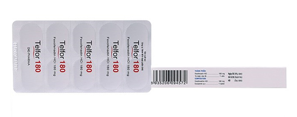 Tác dụng thuốc telfor 180mg