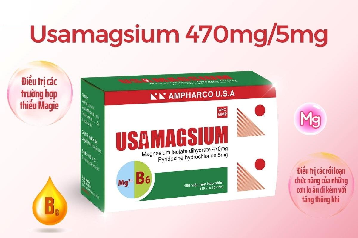 Thuốc Usamagsium 470mg/5mg