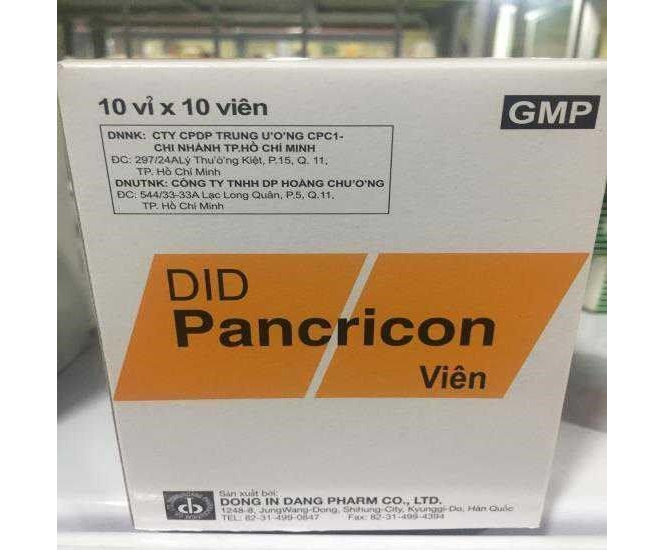 Thuốc DID Pancricon