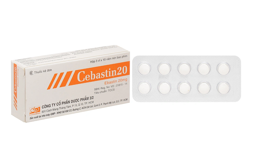 Thuốc Cebastin 20