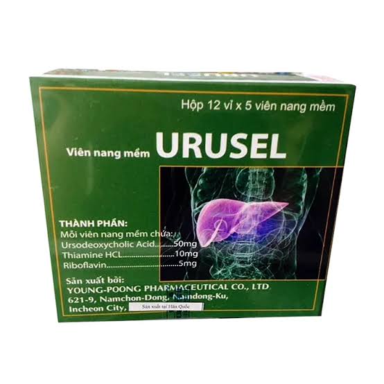 Thuốc urusel - Acid Ursodesoxycholic 50mg